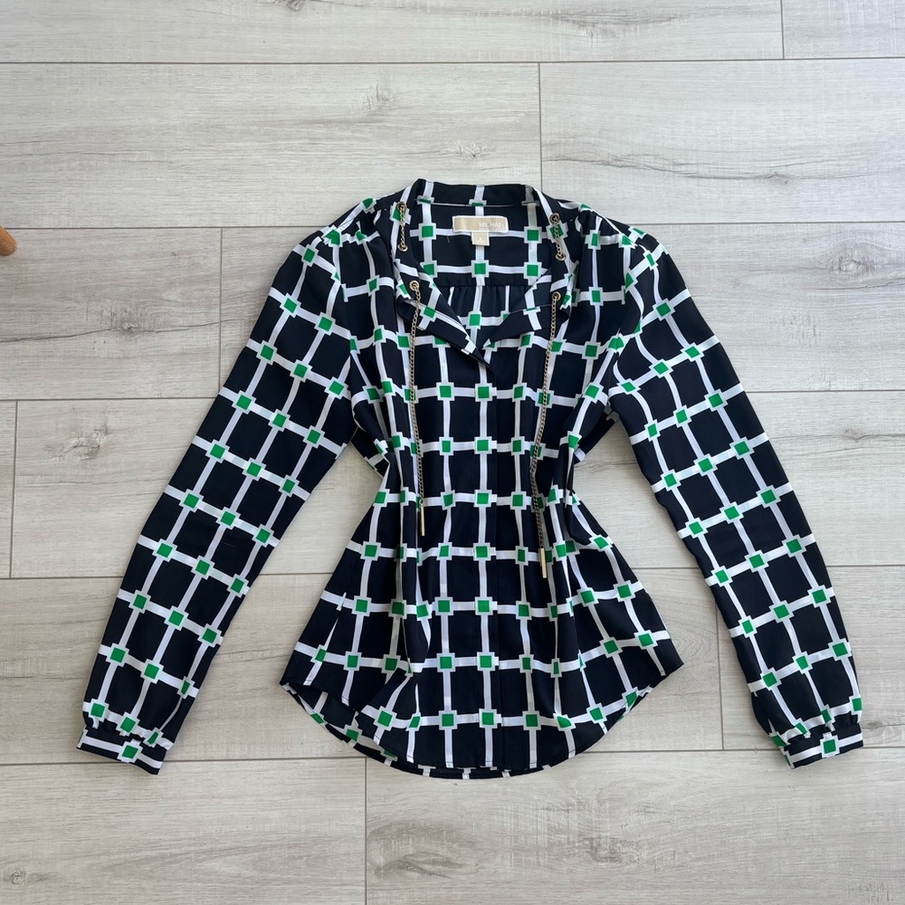 Michael Kors Geometric Print Dress